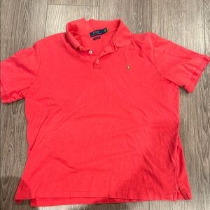 Polo by Ralph Lauren Men’s Coral Red Short-Sleeve Polo